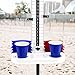 Teamaze Cornhole Scoreboard 2 Sets Cornhole Score Keeper with Drink Holder Corn Hole Game Accessories for Outside, Yard Game