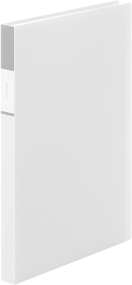 King Jim FV166TW Favorite Clear File, A4, Vertical, 40 Piece, Transparent