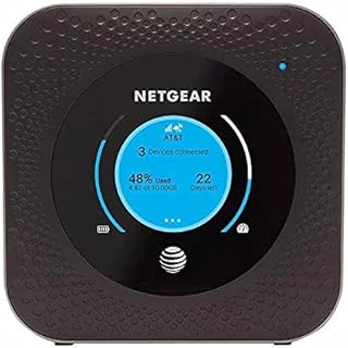 Netgear Nighthawk MR1100 4G LTE Mobile Hotspot Router (AT&T GSM Unlocked)(Steel Gray) (Renewed)