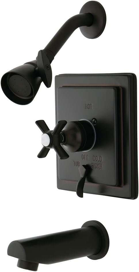 KINGSTON BRASS KB86550ZX Millennium Tub and Shower Faucet, Oil Rubbed Bronze