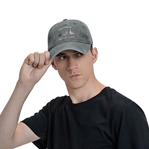 Image of Funny Silly Goose Hat Silly Goosee On The Loose Hat for Women Dad Hats Funny Hats