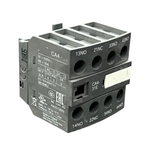 Bloque de contactos auxiliares CA4-31E soluciona fallos de señal en su contactor 1SBN010140R1031