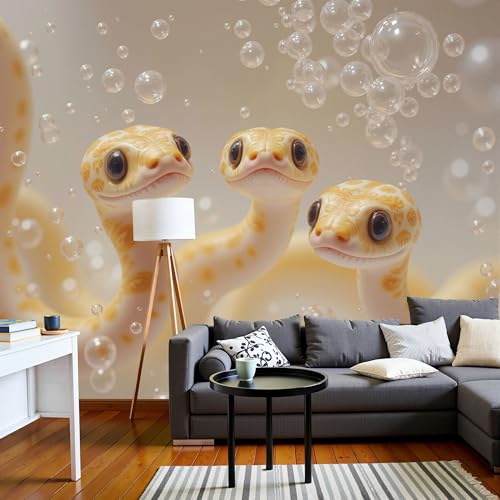 Papier Peint Animaux Amusants XXL Revêtement Mural Haut de Gamme