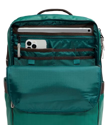 Image of The North Face Base Camp Voyager Daypack, Pacific Teal /Dark Chestnut /Stone Slab, One Size
