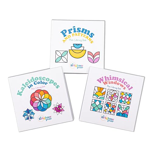 Livre de coloriage pour adulte de précision A Brighter Year en papier épais premium