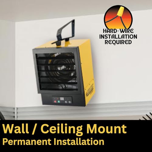 Dura Heat 240 Volt Hard-Wired Ceiling Mount Electric Garage Space Heater with Remote, 10,000 Watt, ECO System, Overheat Protection - Ideal for Garage & Workshop by Dura Heat - Image 4