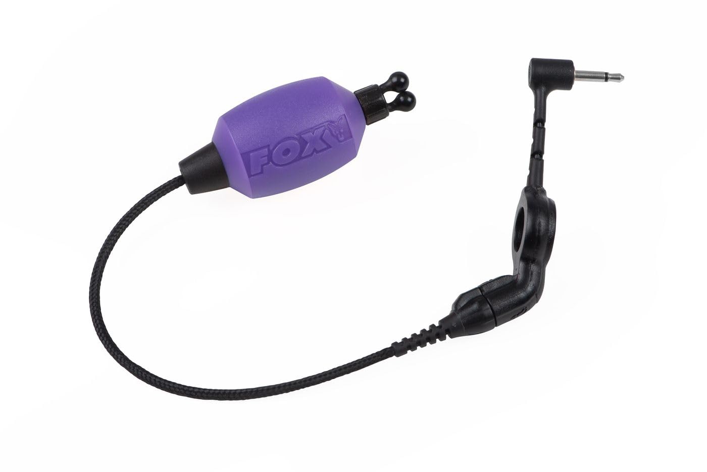 FOX Black Label Halo Dumpy Bobbin Purple | Carp Fishing Bite Indicator | LED Glows Faintly when Alarm is on and Brightly Indicates Bite | Opaque 10g Body & 14g Weight | Adjustable Clips | Code CBI144