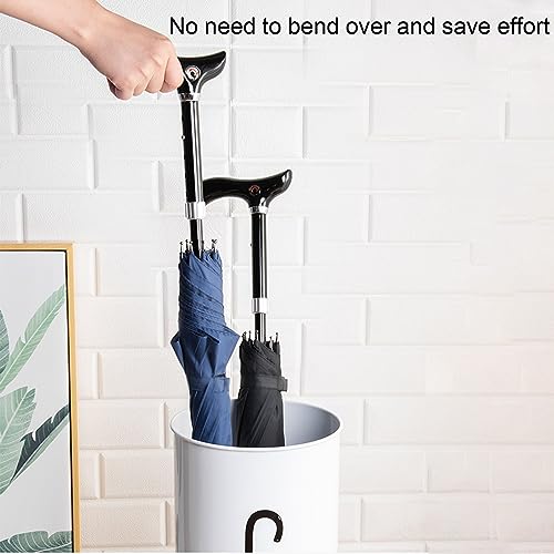 Organisateur de parapluies noir pour une entrée de maison toujours accueillante - 7