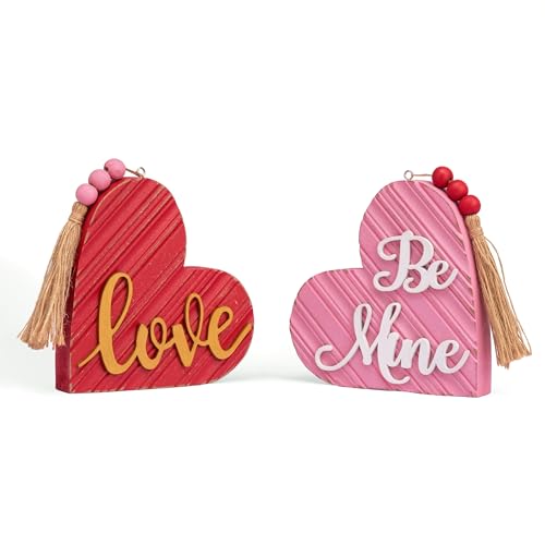 Image for Wooden Valentines Decorations for Table Centerpieces