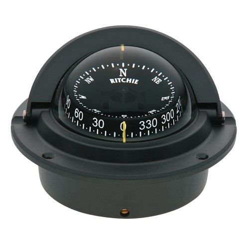 Brújula Ritchie F-83 Voyager Negra para Montaje