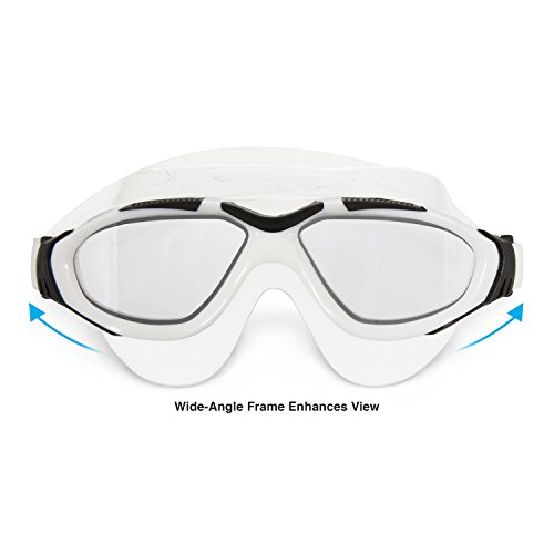 image for Dolfino Pro Silicone Two Pack Swim Goggle/Mask Combo Set, Italian Desi