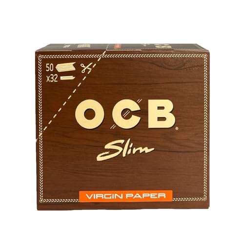 OCB Papier OCB VIRGIN Kingsize Slim roulant - 1 boîte (total 1 600 documents)