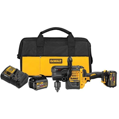 DEWALT FLEXVOLT 60V MAX Right Angle Drill Kit, Stud/Joist, 1/2-Inch, 2 Batteries (DCD460T2)