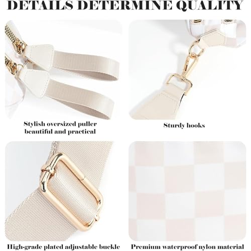 Checkered Crossbody Bag for Women Fanny Packs Shoulder Bum Bag Hobo Purses Handbags for Travel3