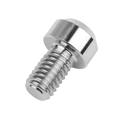 Image of Titanium Torx Square Head M6 x 10 15 20 25 30 35 40 45 50 60 65 70 80mm Screw Pack of 5 (Normal Titanium, M6x10mm)