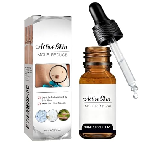 Acción para eliminar acrocordones – Pipeta de precisión para rostro y cuerpo | Eliminación específica de verrugas plantares, vulgares y planas | Fórmula suave con, Sin Dolor | Formato de viaje (10 ml)