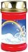 Produktbild HScandle Grablicht (Rot) Grabkerze ca. 48h Brenndauer - Motiv: Regenbogen 2, in vielen Varianten Regenbogen 2