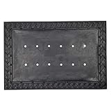 MSI All Weather Black Weave Rubber Doormat Tray 24 inch x 36 inch, Holds 18 inch...