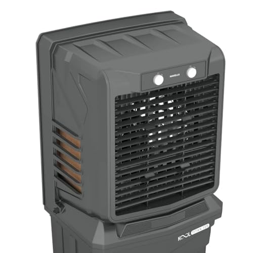 Image of Havells KoolTitan 135L Premium Commercial Air Cooler | Dual Flow Technology | Powerful Air Delivery | Metal Blade Fan | Honeycomb Pads with Bacteria Shield | Auto Fill | Heavy Duty Cooler