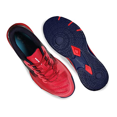 Image of Nivia Verdict 2.0 Badminton Shoe for Men, Breathable Mesh with TPU Fusion Technology Upper, Non-Marking Sole, Ideal for Badminton, Volleyball, Squash, and Table Tennis