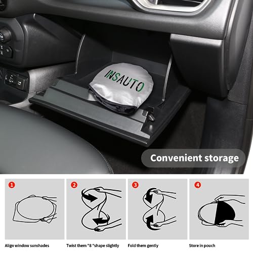 for Odyssey 2026 Windshield Sun Shade Foldable Sunshade fit for Honda Odyssey 2018-2024 2025 LX,EX,EX-L,Touring,Elite Minivan Windshield Cover, Front Window Shield 210T Sun Visor Car Accessories