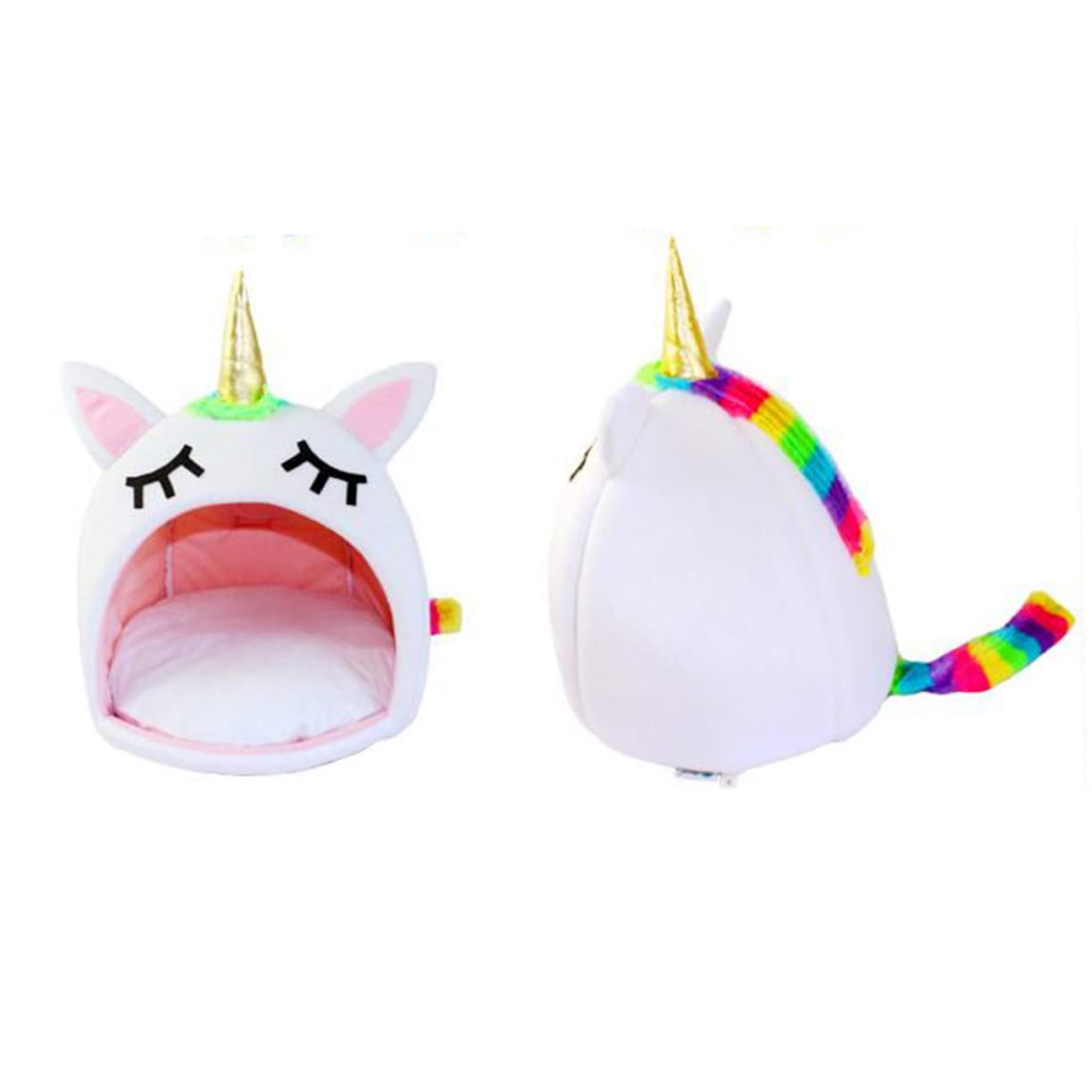 Lit pour chien et chat Milisten licorne lavable pour petit animal