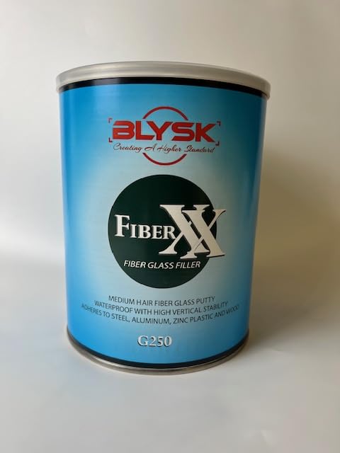 Fiber XX G250 Medium Fiberglass Filler and Hardener 1 Gallon
