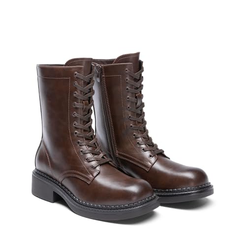 Botas con cierre de cordones ajustable