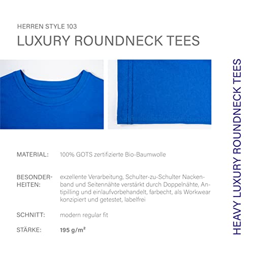 HRM 103 cm T-Shirt, Bianco, XL Uomo