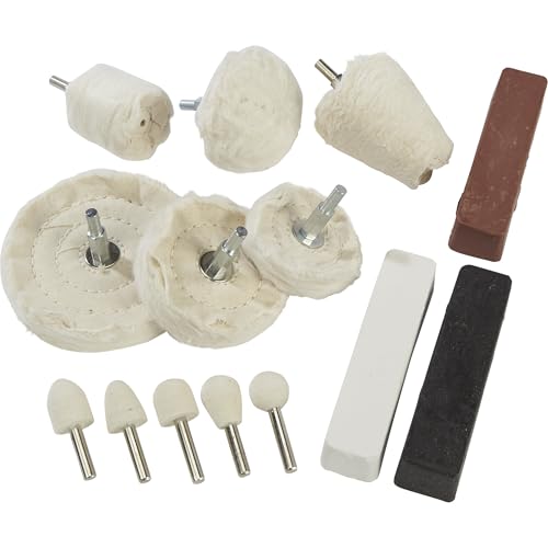 Klutch Aluminum Polishing Kit - 14-Pc.