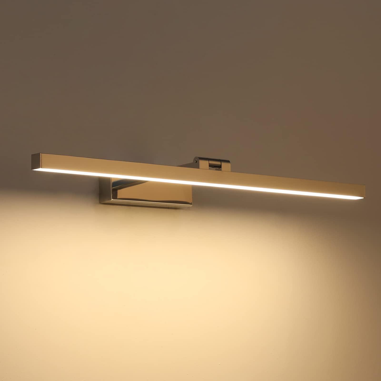 Luce Da Specchio Bagno LED 40cm DELIPOP - Girevole 180°, IP44 Impermeabile, 8W Bianco Freddo - Foto 5