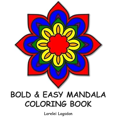 Bold & Easy Mandala Coloring Book