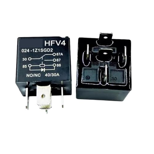 Relais électromécanique HFV4 024-1Z1SGD2 24 V CC 40 A pour armoire électrique