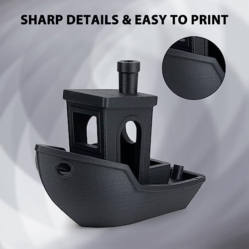 Image of iSANMATE PETG 3D Printer Filament, Colorful Carbon Fiber Filament, PETG Filament 1.75mm Bundle(Black, Red, Coffee, Blue), High-Accuracy + /- 0.03 mm Carbon Fiber PETG, 250g x 4 Spool