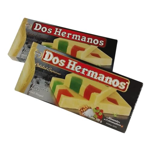 Pack de 2 Turrones de Mazapán Blando con Frutas Confitadas DosHermanos – Tradición y Calidad en Cada Bocado