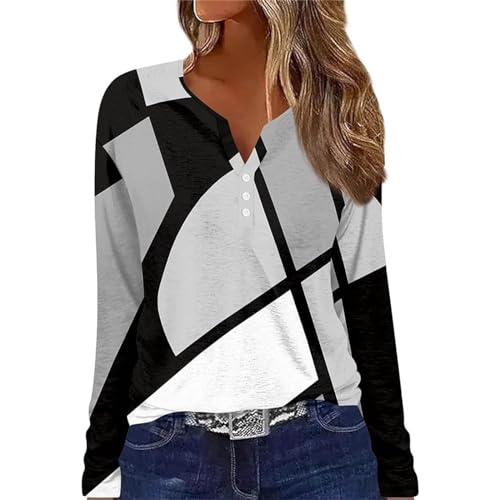 Camiseta de Navidad para mujer, cuello en V deportivo de alta impresión navideña casual ligero suéter alto de moda elegante sexy top chic navidad suéter blusa navidad transpirable vintage sudadera