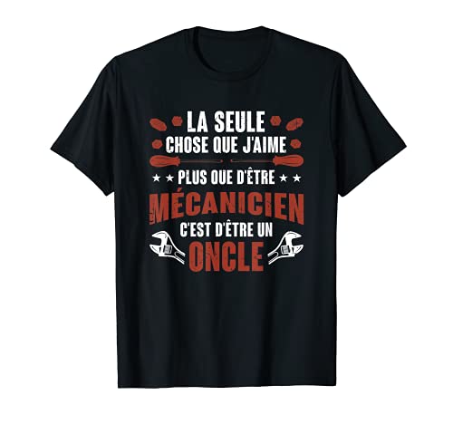 Homme Garage De Mécanique Voitures Oncle & Mécanicien Automobile T-Shirt Cover