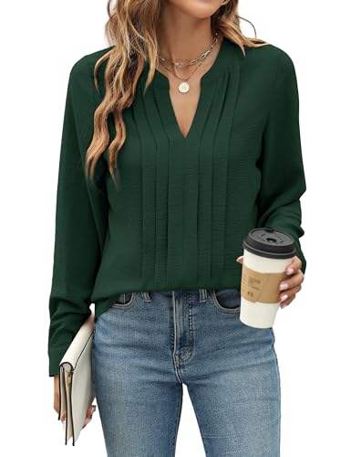 Image of Blooming Jelly Women's Long Sleeve Blouses Dressy Casual Business Work Tops