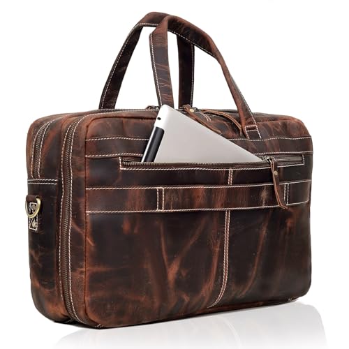 Full Grain Italian Leather Briefcase