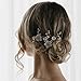 3pcs handgemachte Ceram Blume Süßwasserperlen Braut Haarnadel Hochzeit Haaraufkleber Frauen Brautjungfern Schmuck Haarschmuck