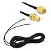 Produktbild SMA WiFi Antennenkabel SMA Stecker auf SMA Buchse 2M RG174 Verlängerungskabel für ADSB 3G 4G LTE Antennen Ham ADS-B RF Radio DVB-T DAB Kamerasystem