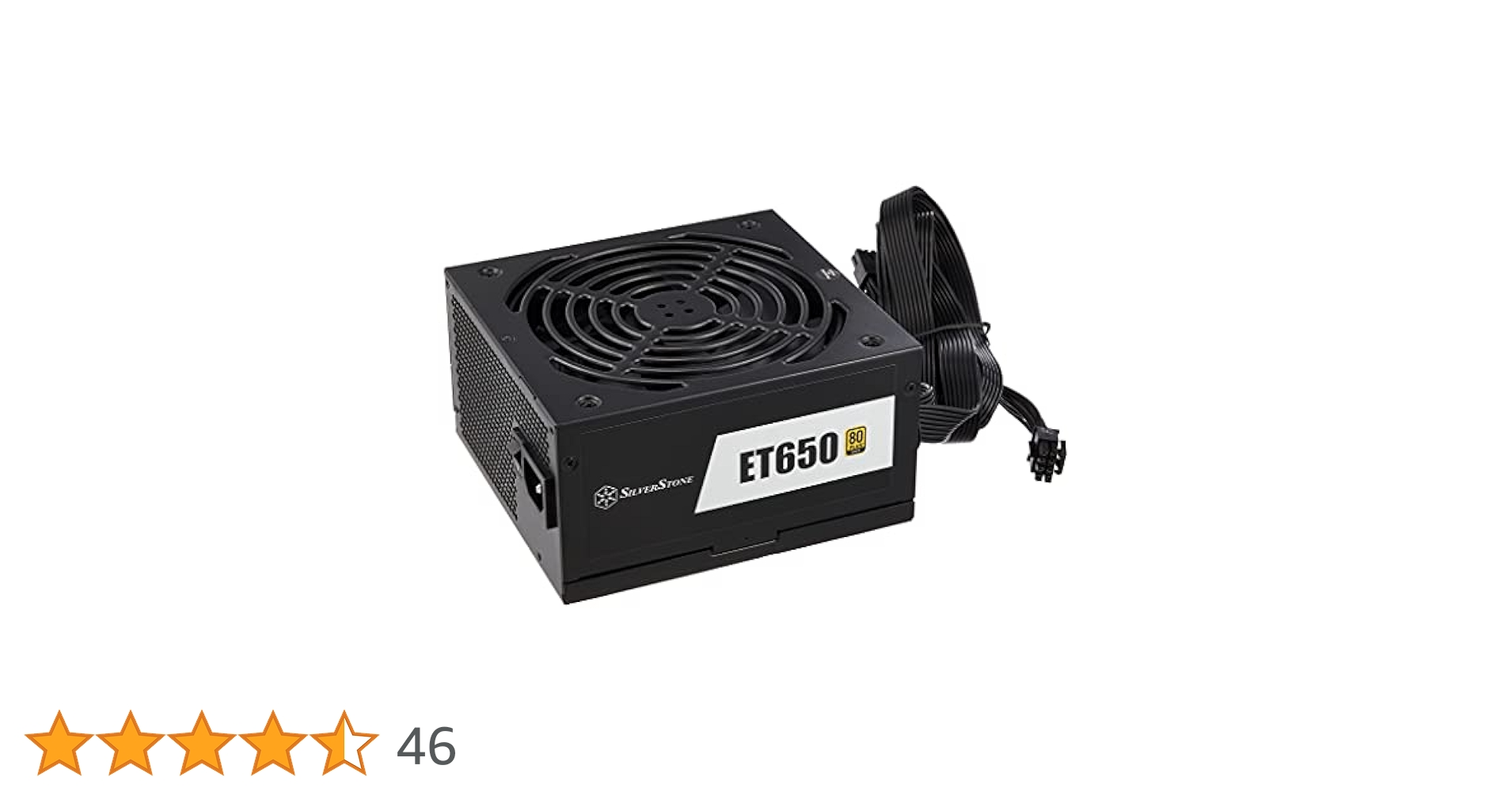 SilverStone 電源ユニット　SST-ET650-G-REV ET650-G