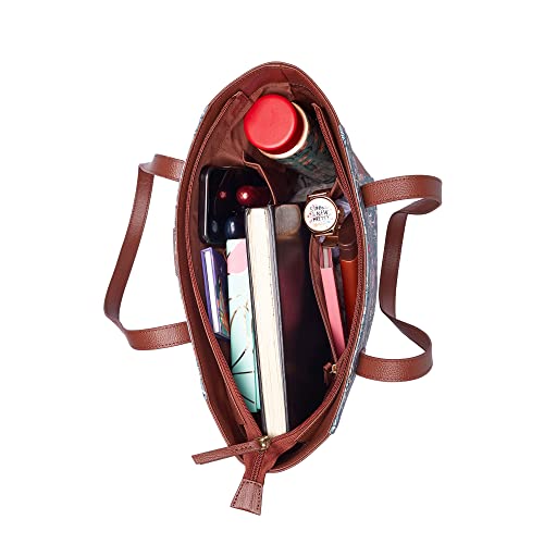 TEAL-BY-CHUMBAK-Womens-Shopper-Tote-Bag-Stylish-Bag-for-Everyday-use-Printed-Canvas-Tote-Bag