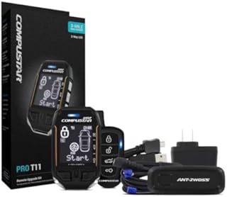 Compustar Pro T11 3 Mile Range Pager Kit RF-P2WT11-SS RF Kit Add on to Existing Remote Start System