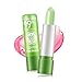 Petansy 3 Pack Aloe Vera Lip Balm Moisturizing Lip Plumper Temperature Color Change Lipstick Long Lasting Nutritious Aloe Vera Lipstick Set
