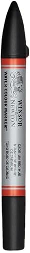Winsor & Newton ProMarker - Marcador de acuarela, tono rojo cadmio