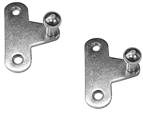 cyclingcolors 2x Kugelbolzen für gasdruckfeder kugel bolzen stahl möbel Gasfeder Hubstrebe Halterung Gasdruckdämpfer Stoßdämpfer Kugelgelenk Küchen