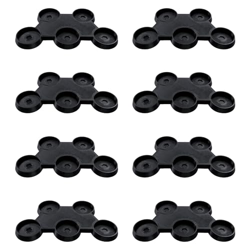 EnderToys 25mm 5-Man Move Trays (x8), Bits and Accessories for Tabletop Wargame Miniatures, 3D Printed and Paintable