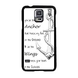 ABC(TM) New Anchor Quotes Back Hard Case Cover for Samsung Galaxy S5 I9600