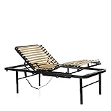 Ferlex - Cama articulada eléctrica geriátrica hospitalaria con Patas Regulables en Altura (90x190)